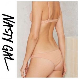 💕SALE💕 NWT Nasty Gal Alina Ribbed Bikini Bottoms